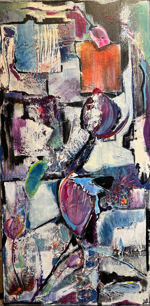 abstract painting by nanci miranda
