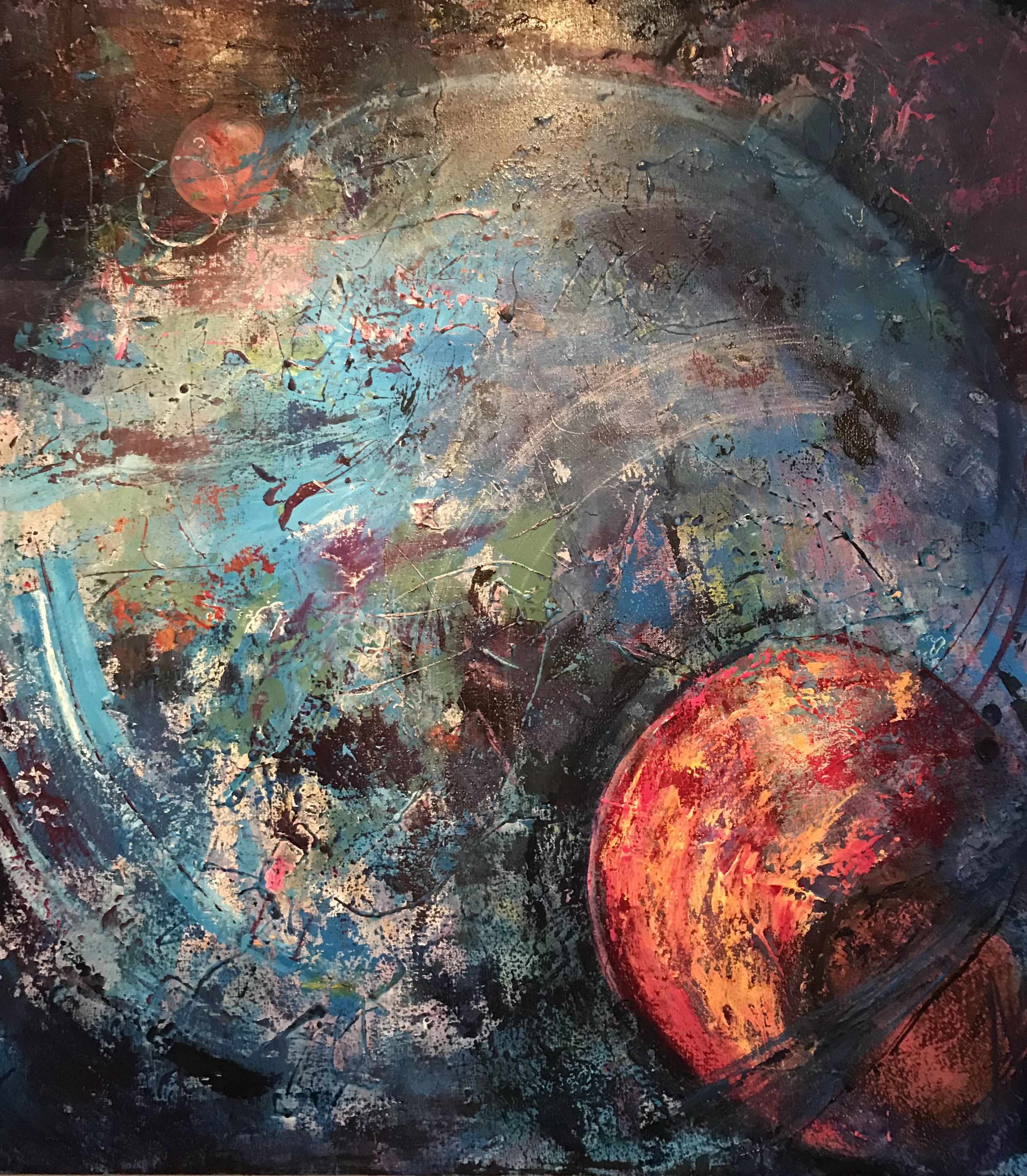 Cosmos Journey painting