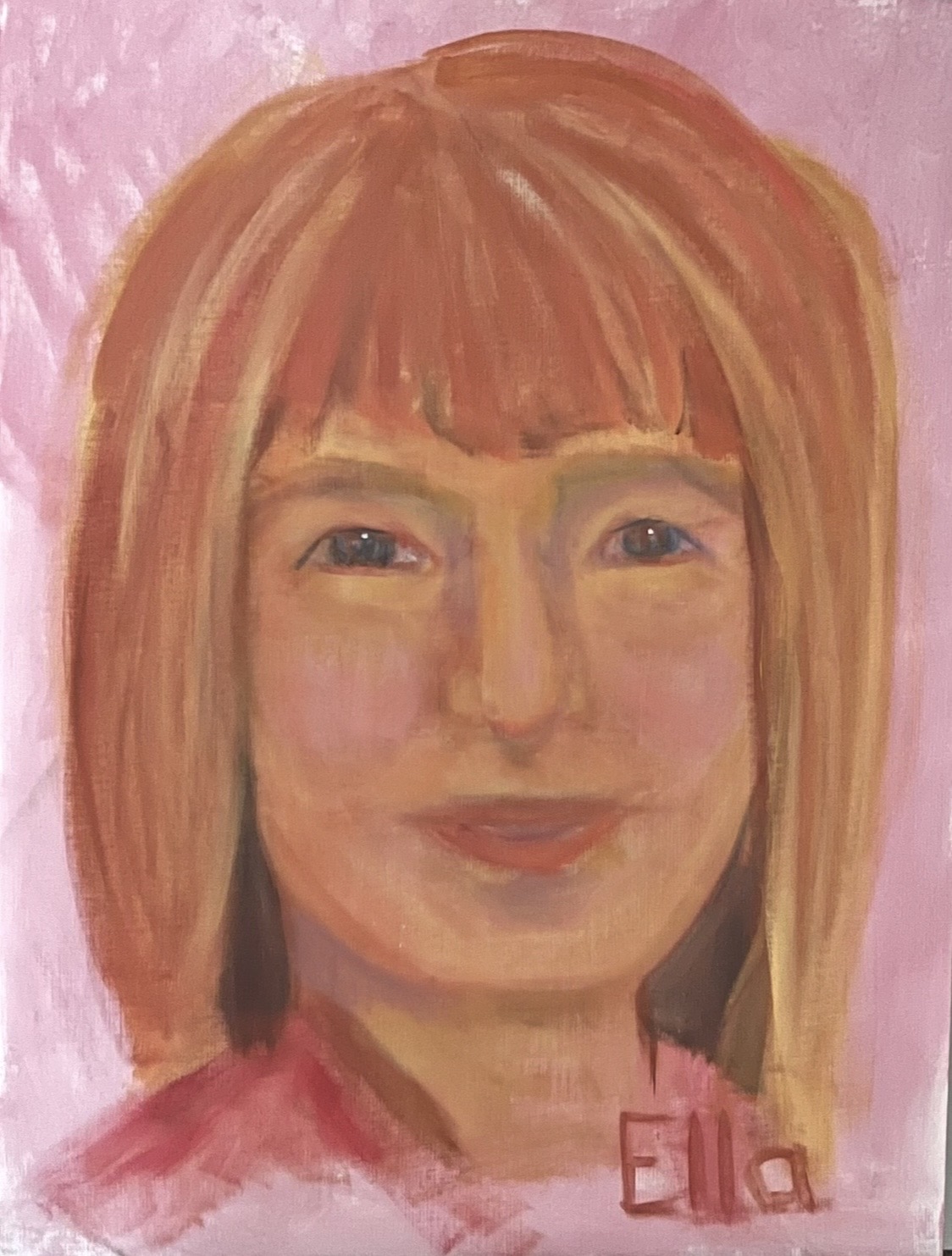 Portrait painting of Ella