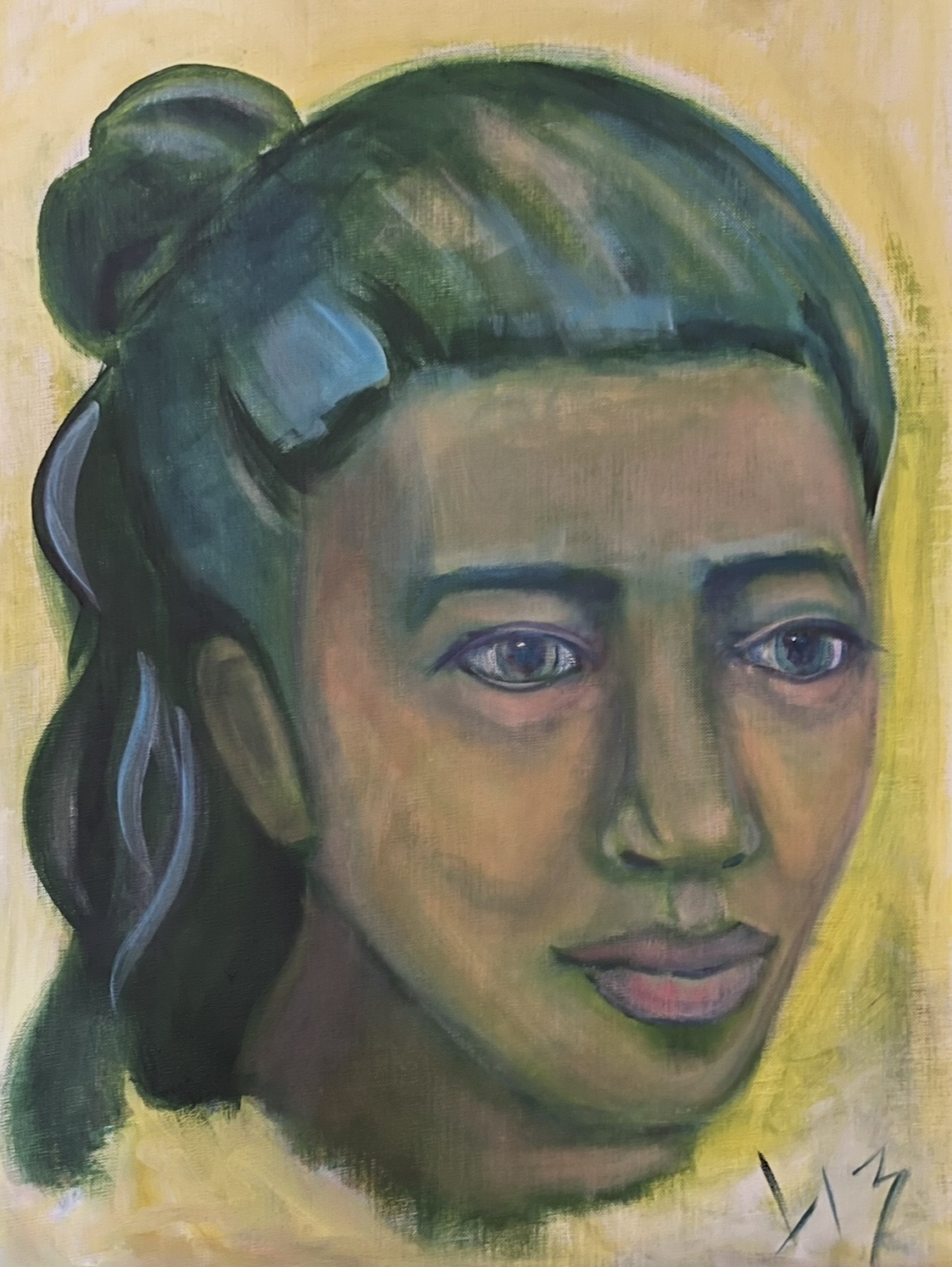 Portrait painting of Liz